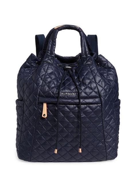MZ Wallace Metro Water Resistant Convertible Backpack in Blue | Lyst