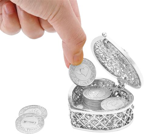 TINGKU English Silver Wedding Unity Coins Set Arras de Boda Wedding ...