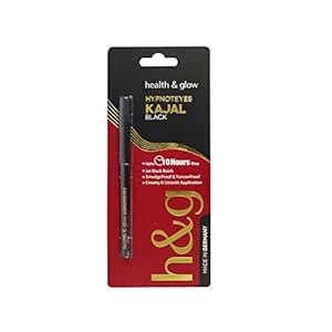Buy Health & Glow Eye Kajal Hypnoteyes Black - SmudgeProof ...