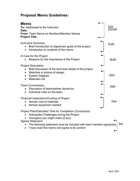 Image result for Proposal Memo Examples