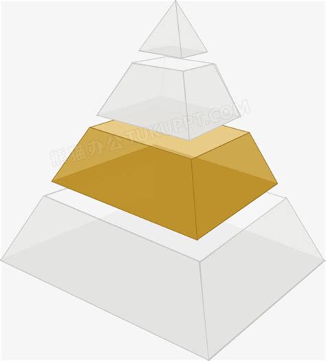 矢量立体金字塔图表图片素材免费下载 - 觅知网