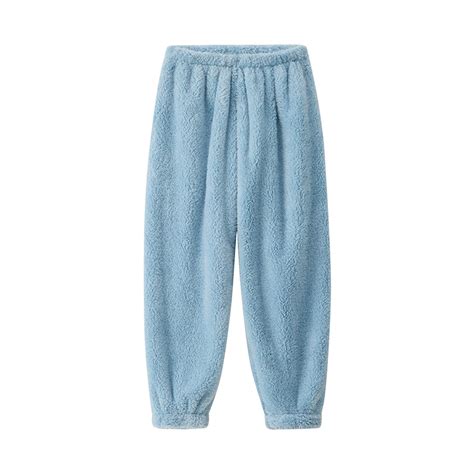 Women's Fleece Pajama Pants Fuzzy Comfy Warm Pajama Lounge Long Pants ...