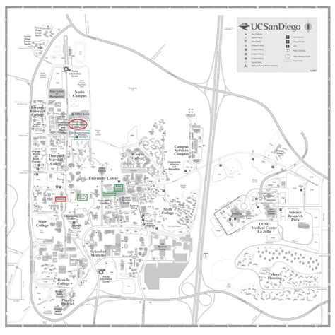 University of California San Diego Campus Map - All Maps