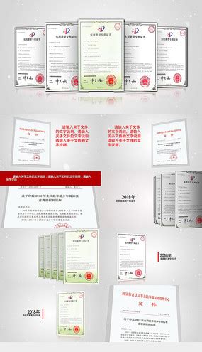 企业证书展示模板平面广告素材免费下载(图片编号:4973793)-六图网