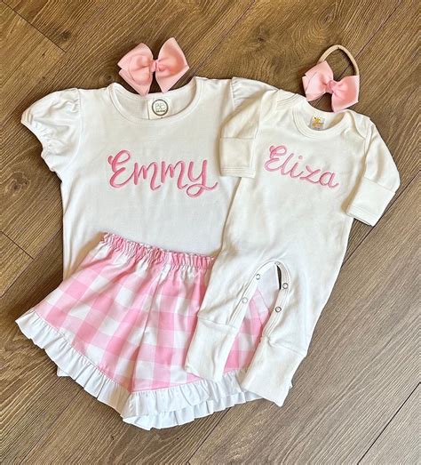 Matching Sibling Outfits, Big Sister Little Sister Outfits, Preppy ...