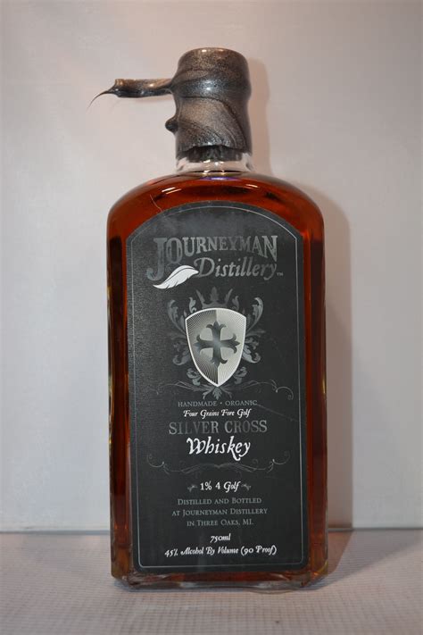 JOURNEYMAN WHISKEY SILVER CROSS FOUR GRAIN FOUR GOLF MICHIGAN 90PF 750 ...