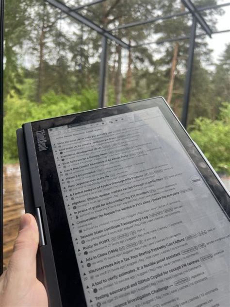 My E Ink Laptop: ThinkBook Plus Gen 4 | Taras' Blog on AI, Perf, Hacks