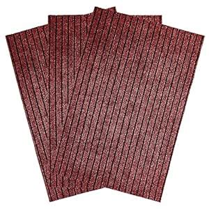 Buy Kuber Industries Shaggy Microfibre Anti Slip Door Mat 16"x24 ...
