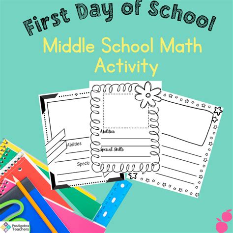 Image result for First Day of Middle School Math