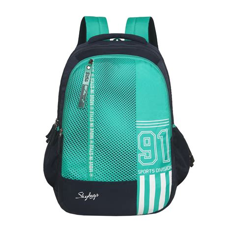 Skybags Shield 02 School Backpack Teal