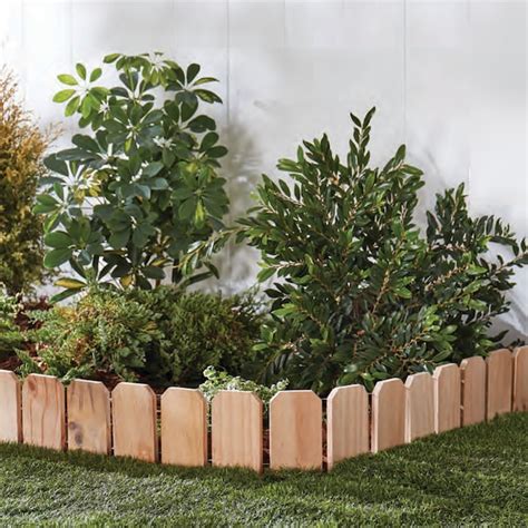 Style Selections 10-ft x 6-in Natural Wood Landscape Edging Roll ...