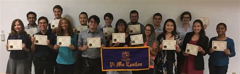 Pi Mu Epsilon - UH Math Club