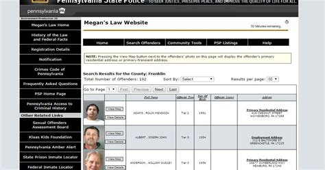 Megan's Law: A look local offenders