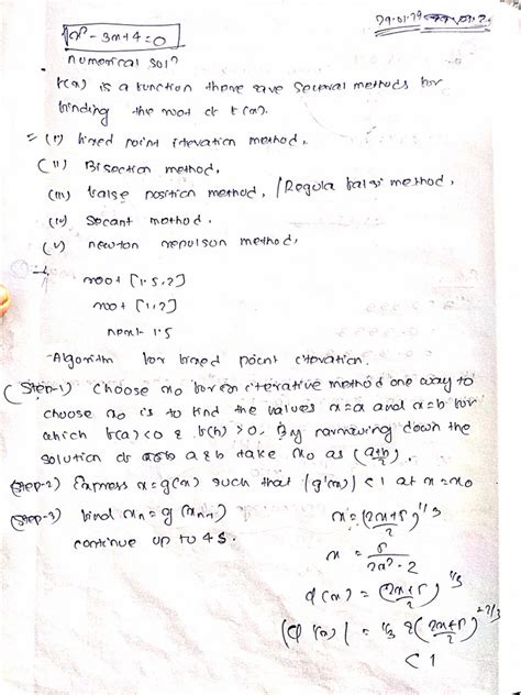 Image result for Fixed Point Iteration Method Example