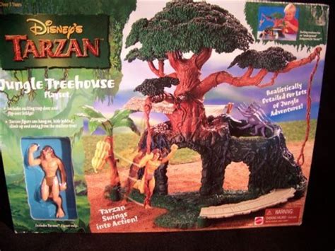 Buy Mattel Disney's Tarzan Jungle Treehouse Playset Online at ...