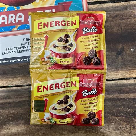 Jual Energen Vanila Topping Beng Beng Balls / Roma Malkist 1 Renceng 10 ...