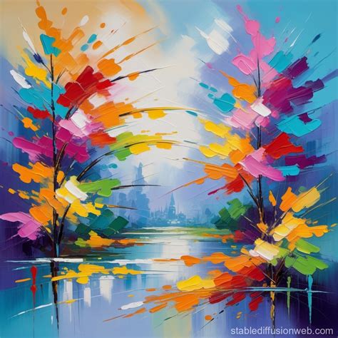 abstract color painting bright colorful Prompts | Stable Diffusion Online