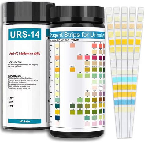 Urine Dipstick Results Printable Multistix 10 SG Reagent Strips