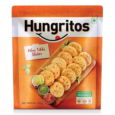 Hungritos Aloo Tikki Slider | Mini Potato Tikki with Mild Spices ...