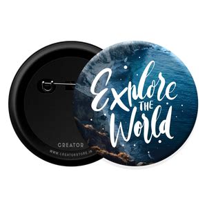 Explore the world Button Badge – Creator Store