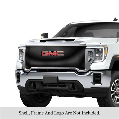 2020-2022 GMC Sierra 2500/2500 AT4/3500 SLT/3500 AT4 Main Upper Stainless Steel Black Powder ...