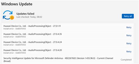 windows 11 pro update Install error - 0x80070103 - Microsoft Q&A