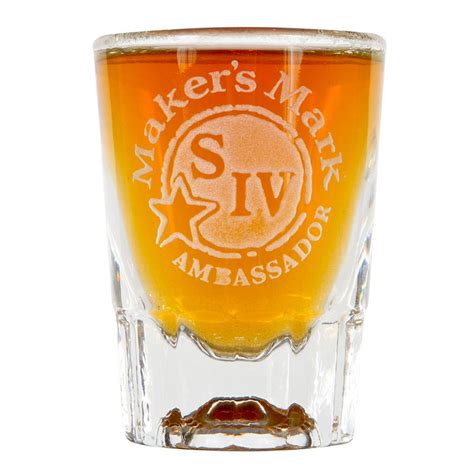 Makers Mark Etched Ambassador Shot Glass | Brew-Shirts.com