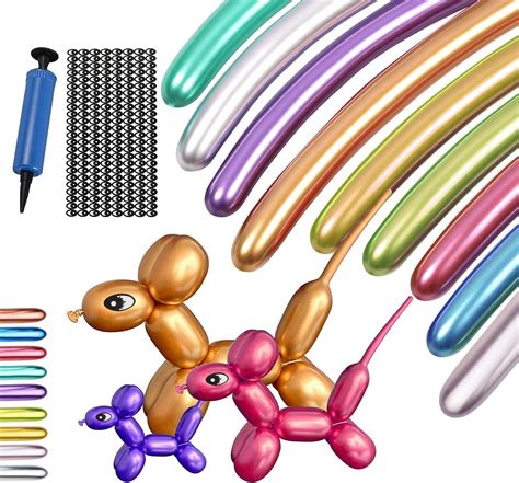 RFAdapter 100PCS Twisting Balloons Kit with Pump, Eye India | Ubuy