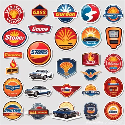Animated Gas Station Logo | Stable Diffusion Online