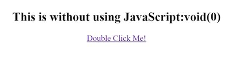 Image result for HTML JavaScript Void 0