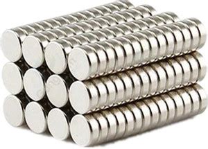 BUI 5x2mm Strong Neodymium Silver Magnets in Disc Shape Multipurpose ...