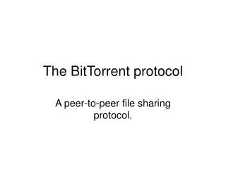 BitTorrent Protocol Format 的图像结果