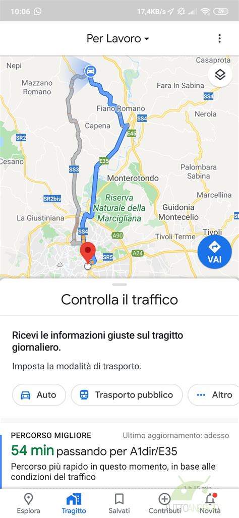 Il nuovo Google Maps per Android è arrivato ed è in roll out