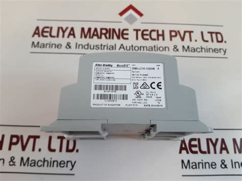 Allen-bradley 2080-lc10-12Qwb Ser.A Micro810 Controller – Aeliya Marine ...