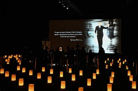 In pictures: Crowds and fashion royalty bid farewell to Giorgio Armani ...