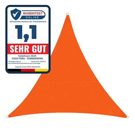 Voile d'ombrage, Hydrofuge, Orange, 5 x 5 x 5 m, Triangulaire | Leroy ...