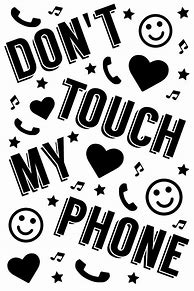 Image result for Don't Touch My Phone Aesthetic