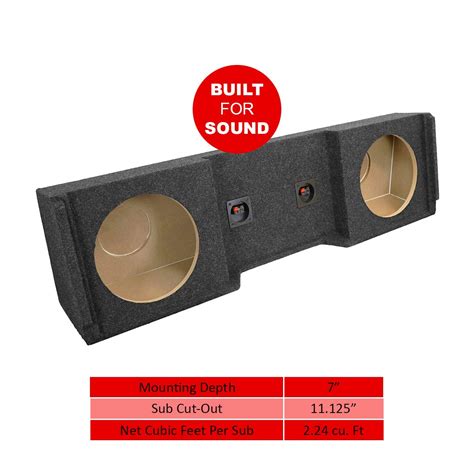 Buy Bbox Dual Sealed 10 Inch Subwoofer Enclosure - Accu-Tuned Sealed ...