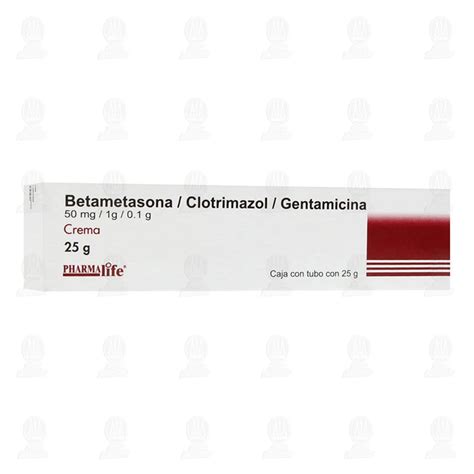 Betametasona / Clotrimazol / Gentamicina 50mg/1g/0.1g Crema, 25 gr ...