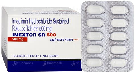 Imextor Sr 500 Tablet 10 - Uses, Side Effects, Dosage, Price | Truemeds