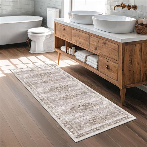 Amazon.com: Non Slip Bathroom Runner Rug - Long Runner Rugs 24 x 72 ...