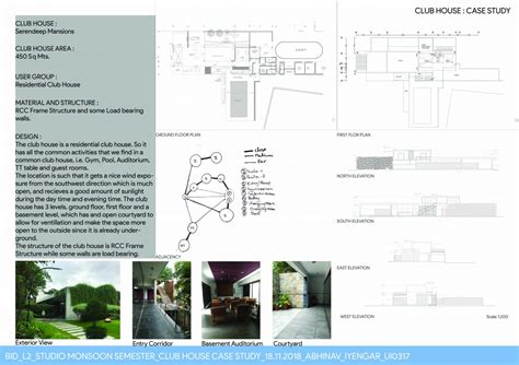 Designing a Club House | CEPT - Portfolio