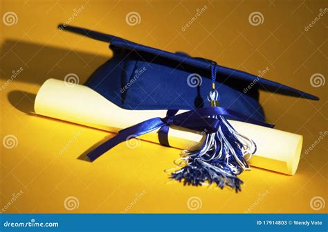 Graduation Cap And Diploma Royalty-Free Stock Photography ...