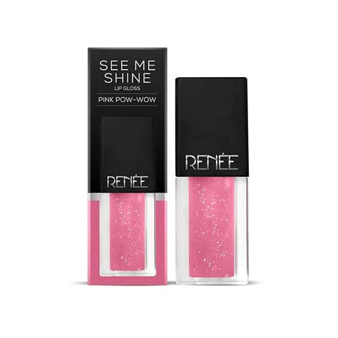 Buy RENEE See Me Shine Lip Gloss - Pink Pow-wow 2.5ml|Non Sticky & Non ...