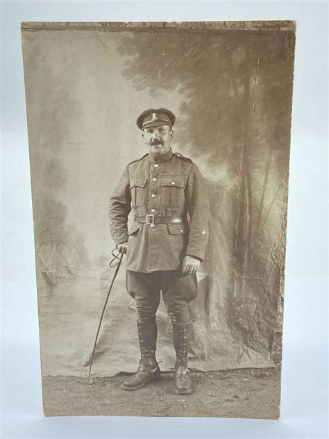 WW1 Company Sergeant Major 6th Dragoon Guards Portrait Photo