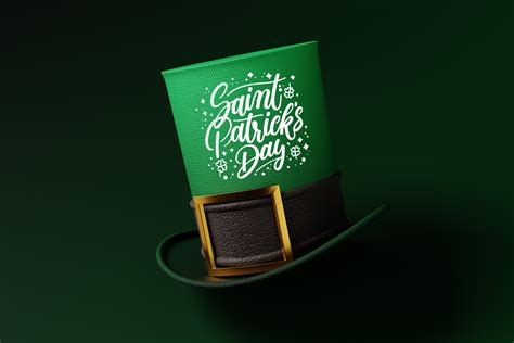 St Patricks Day Hat Mockup - Mockup Free