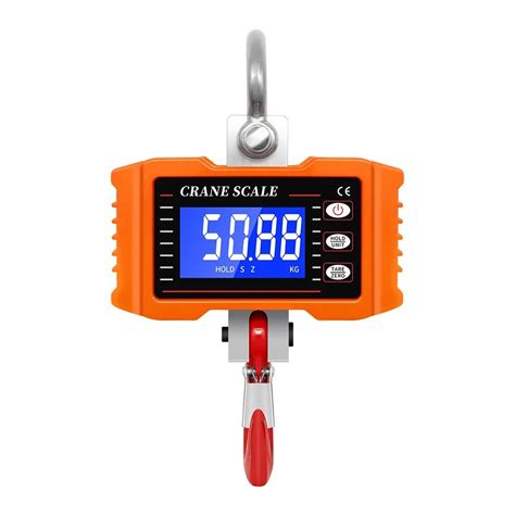 Crane Scale Digital Scales 500kg/1000lb LCD High Accurate Industrial ...