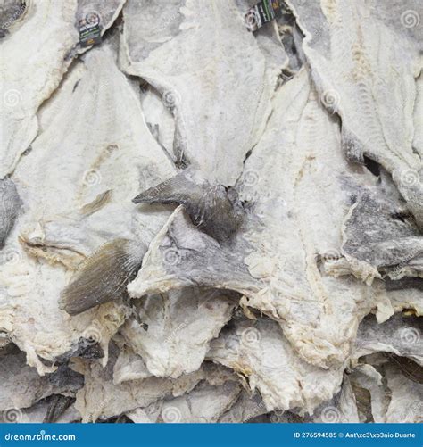 Salted dried cod fish stock image. Image of klippfisk - 276594585