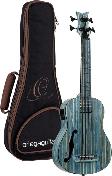 Buy Ortega Guitars 4 String Bamboo Series All Solid Acoustic-Electric ...