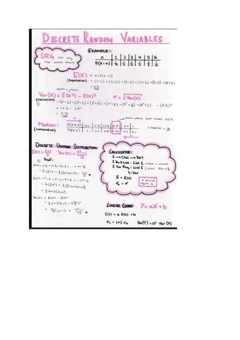 Image result for Discrete Random Variables Examples